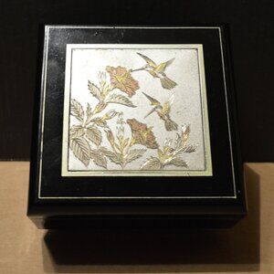 HUMMINGBIRD JEWELRY TRINKET BOX by SAN FRANCISCO MUSIC BOX CO